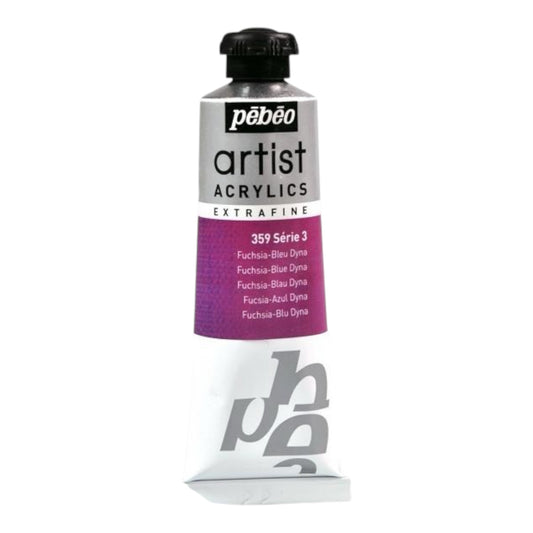 Pébéo Artist Acrylics Fuchsia Blue Dyna 359 Series 3