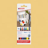 Edding Porcelain Brushpen 6er-Pack