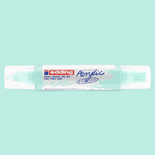 Edding 5400 Acryl 3D Double Liner pastellblau 916 , Tubenspitze 2-3 mm . 5-10 mm