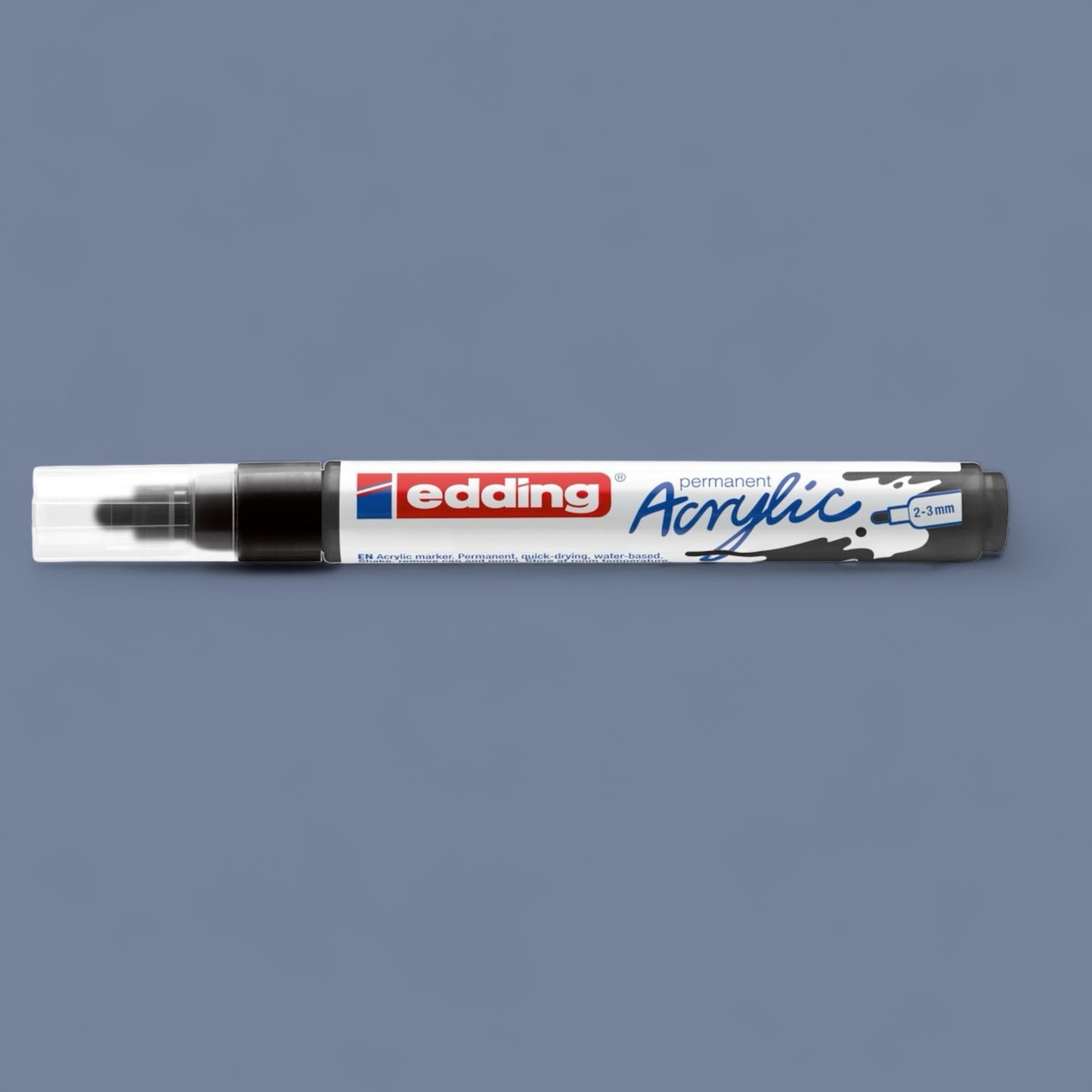 Edding 5100 Acrylic Marker Deep Black 901, Round Tip 2-3 mm