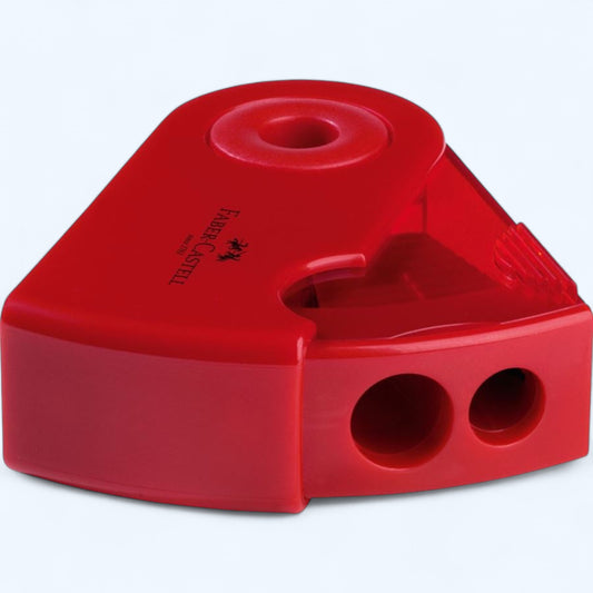 Faber-Castell Sleeve double sharpener red