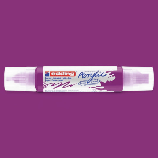 Edding 5400 Acryl 3D Double Liner beere , Tubenspitze 2-3 mm . 5-10 mm