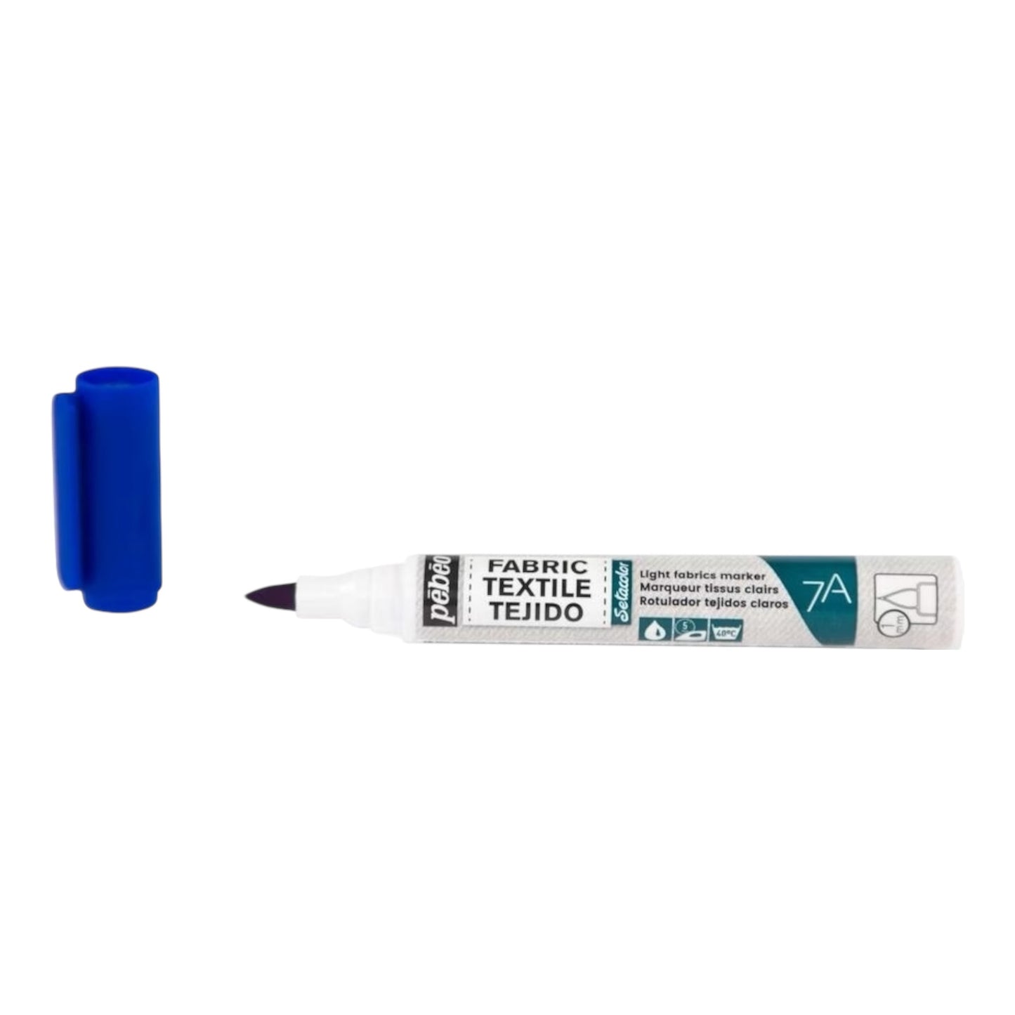 Pébéo Setacolor Stoffmarker 7A – Blau , für helle Stoffe