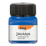KREUL Javana Stoffmalfarbe für helle Stoffe – Royalblau 90907, 20 ml
