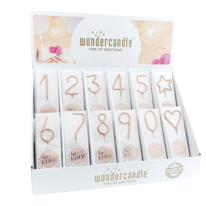 Wundercandle Wunderkerze „Hip Hip Hooray“, 1