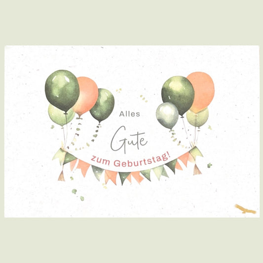 Postkarte  „Alles Gute zum Geburtstag!“