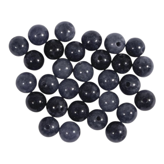 Rayher Halbedelsteinperlen Cordierite, 6 mm, 30 St