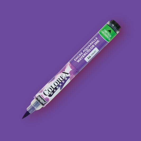 Pébéo Colorex Aquarelltusche Marker Violett 16