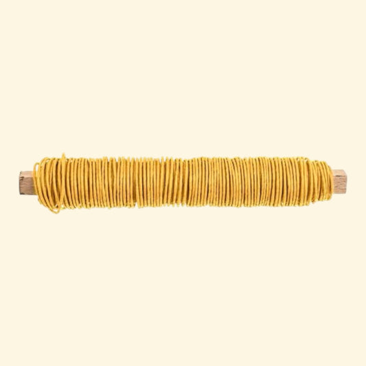 Papierwickeldraht Gelb – 0,8 mm x 22 m