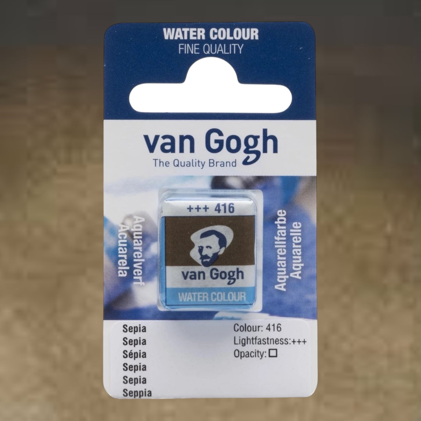 Van Gogh Aquarellfarbe Näpfchen Sepia 416