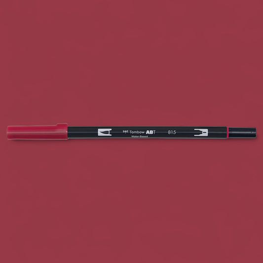 Tombow ABT Dual Brush Pen 815 cherry