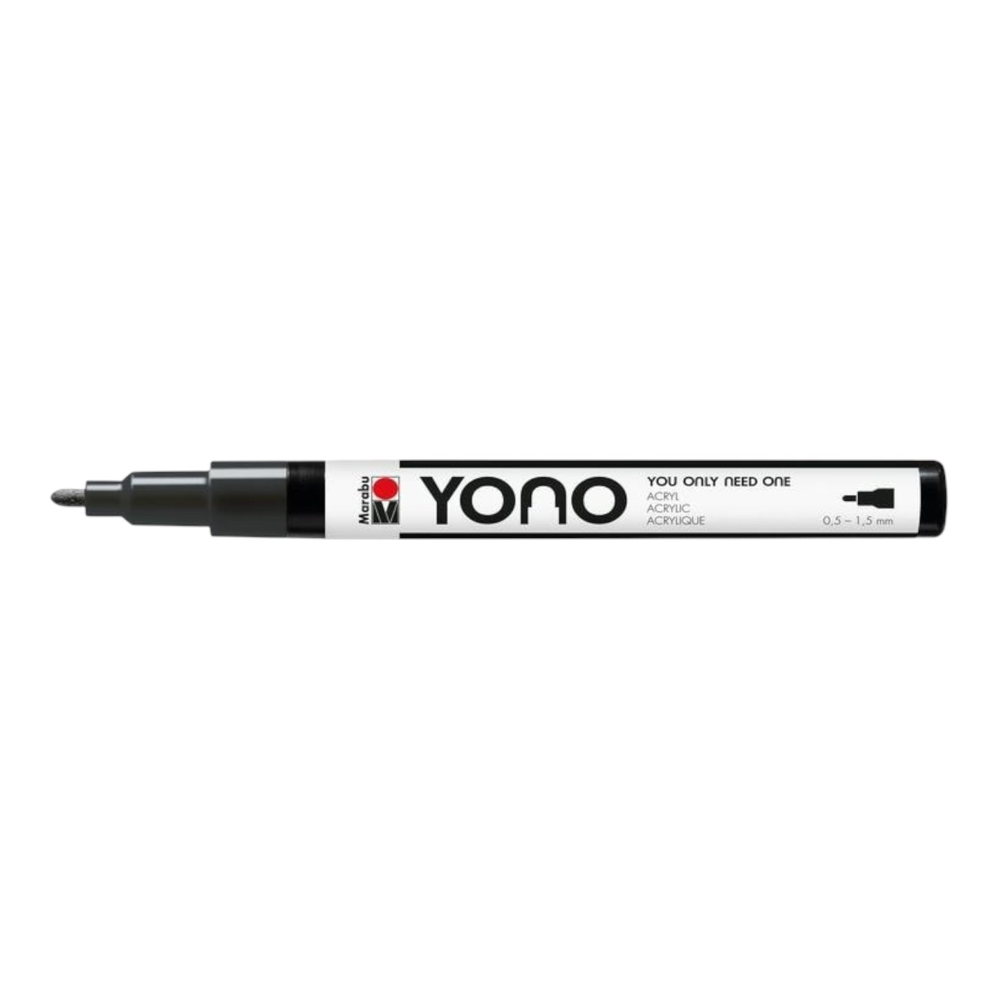 Acrylmarker YONO 0.5 - 1.5 mm Schwarz