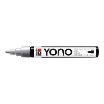 YONO Acrylmarker – Silber (1.5–3 mm)