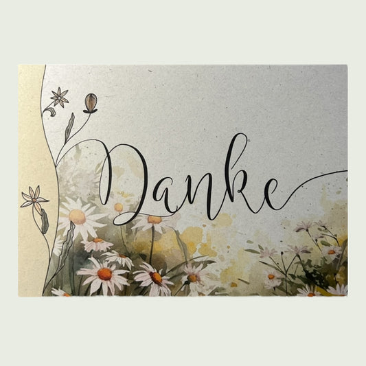 Postkarte „Danke“