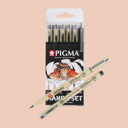 Sakura Pigma Micron Manga Set