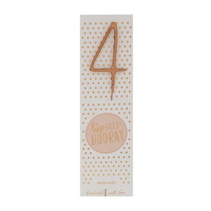 Wundercandle Wunderkerze „Hip Hip Hooray“, 4