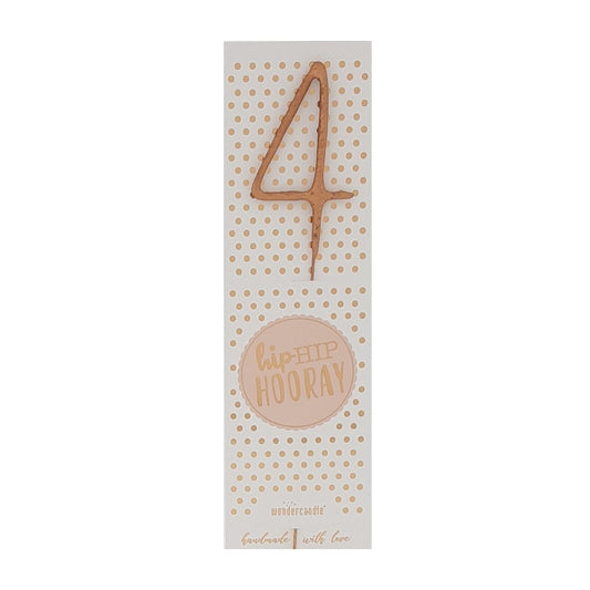 Wundercandle Wunderkerze „Hip Hip Hooray“, 4