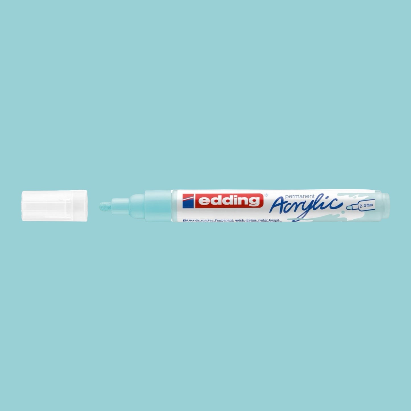 Edding 5100 Acrylmarker pastellblau 916 , Rundspitze 2-3 mm