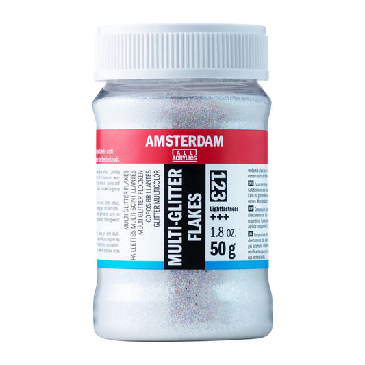 Amsterdam Mehrfarbige Glitzerflocken 123