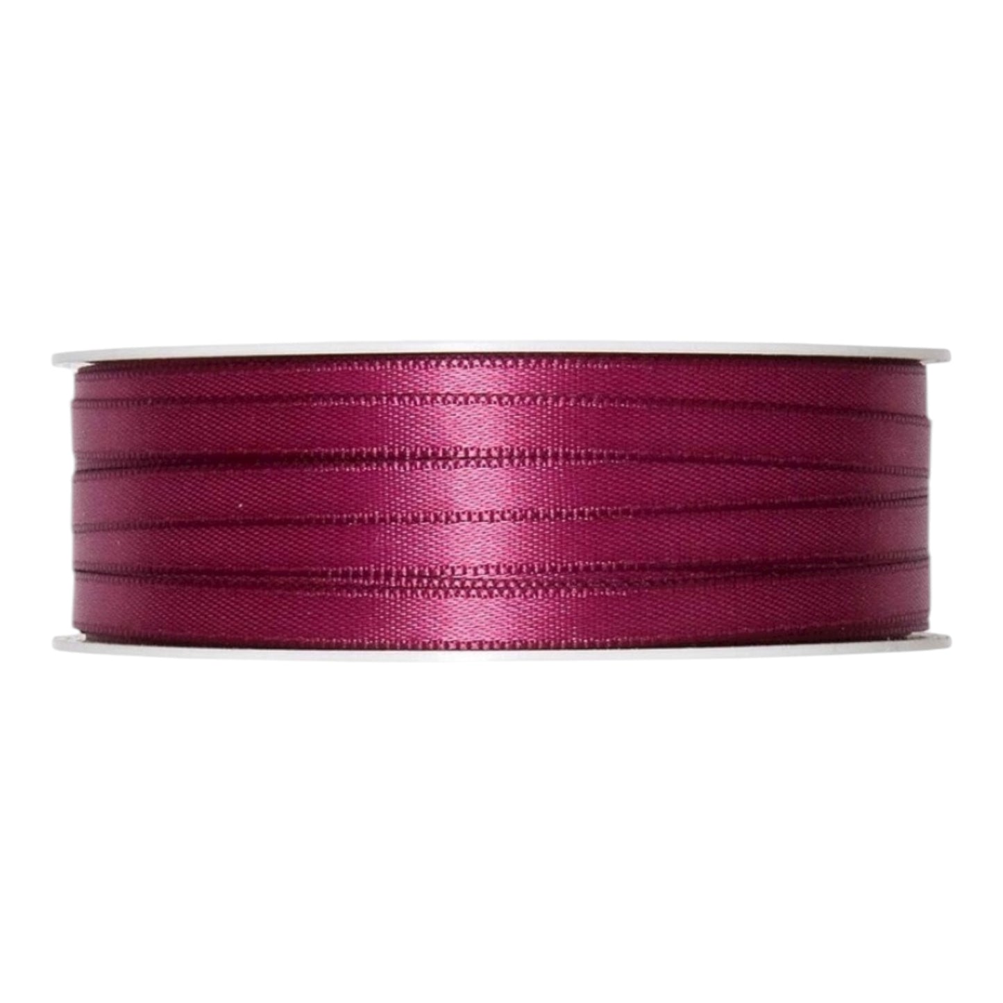 Satinband doppelseitig 3 mm x 50 m , Himbeer