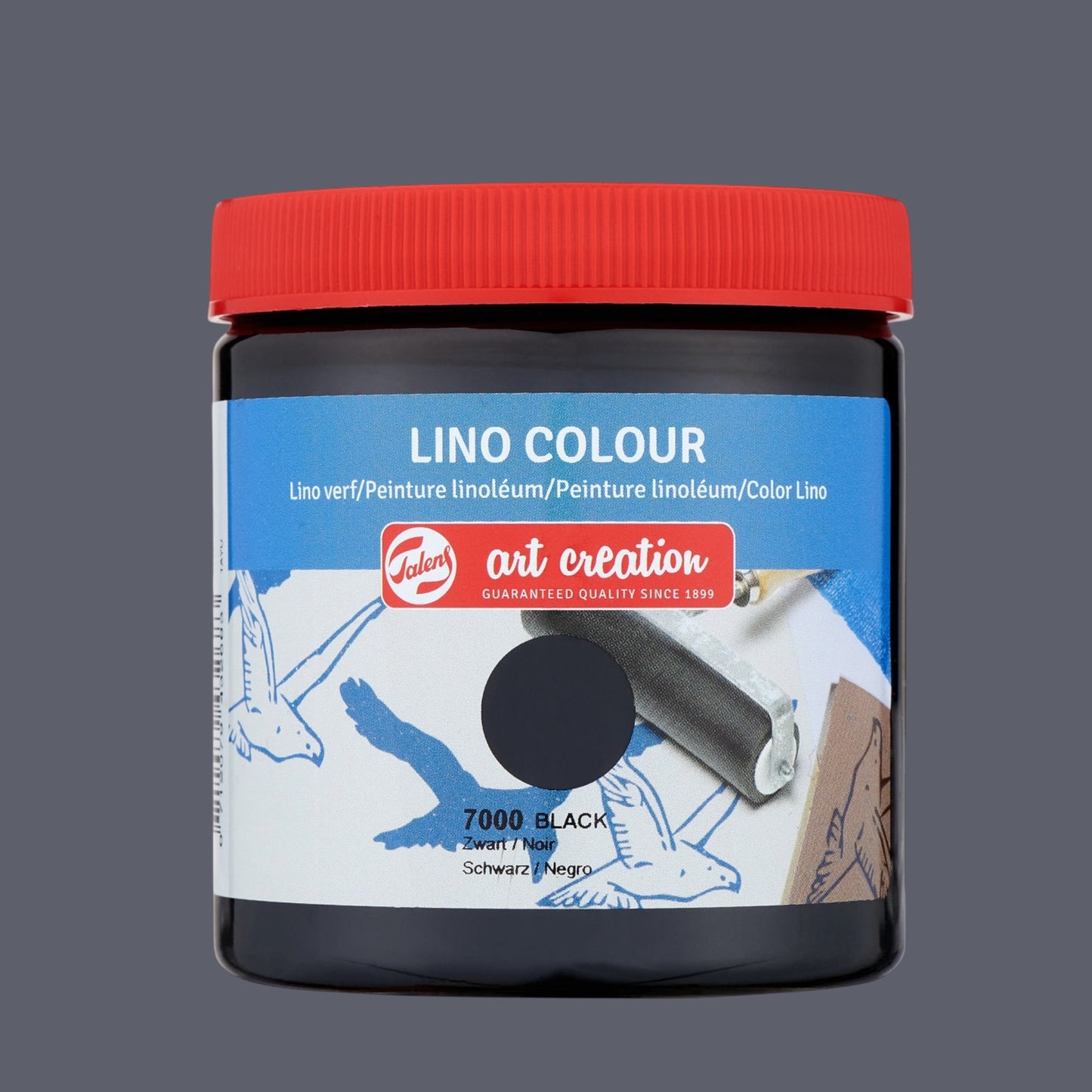 Talens Art Creation Linoleumfarbe 250 ml,                         Schwarz 7000