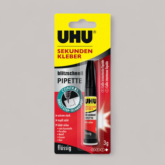 UHU Sekundenkleber Pipette