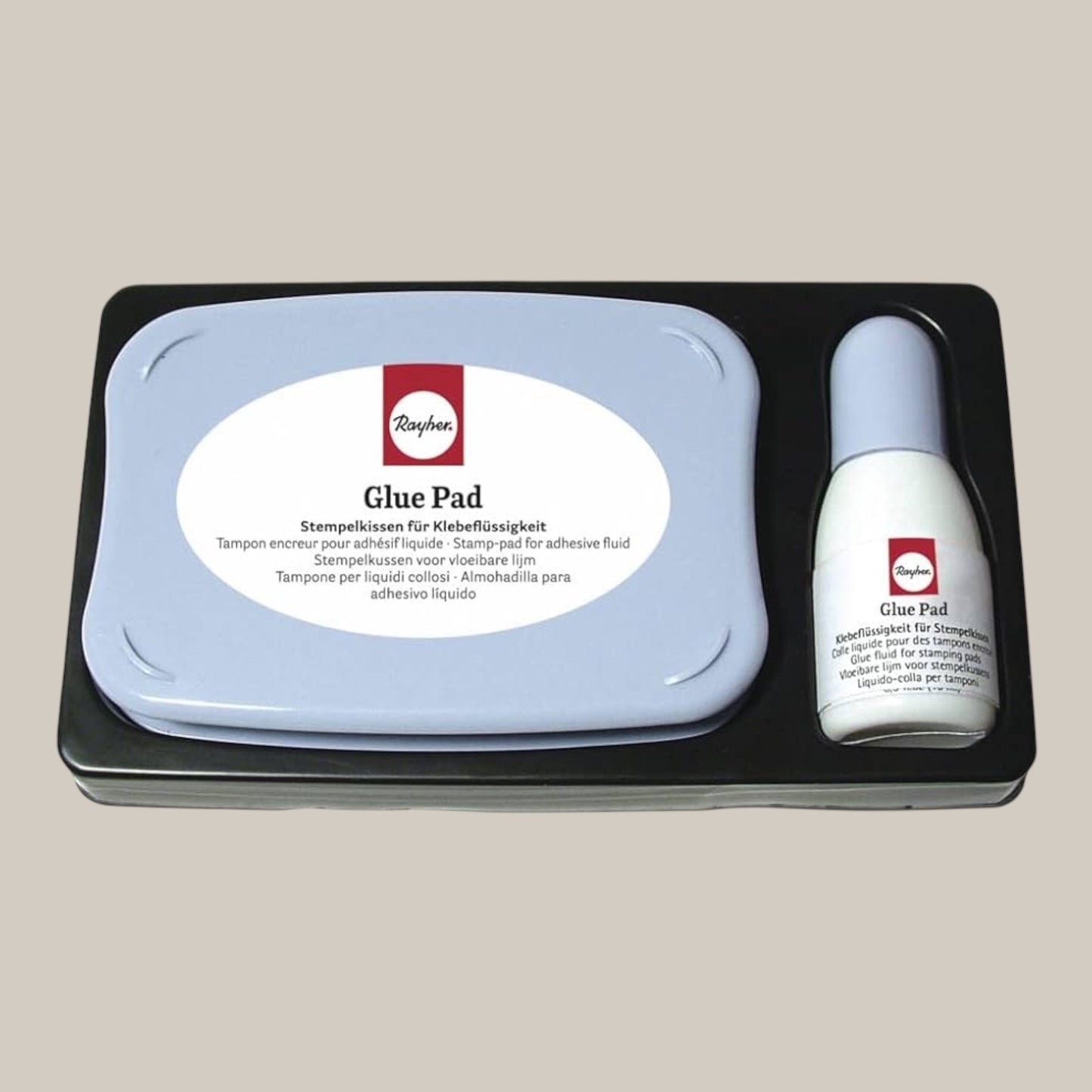 Rayher Glue Pad Acid Free mit 15ml Nachfüllflasche