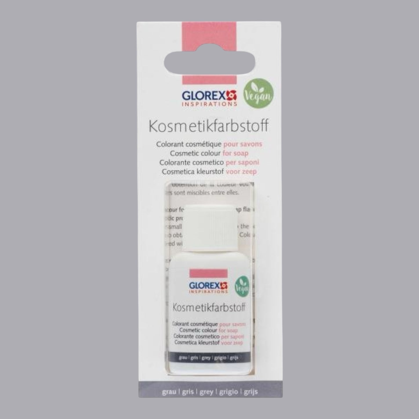 Glorex Kosmetikfarbstoff Grau 20 ml