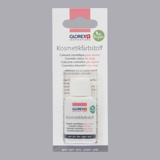 Glorex Kosmetikfarbstoff Grau 20 ml