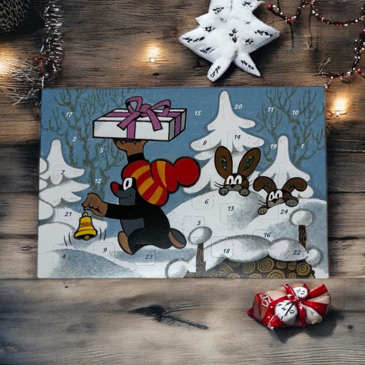 Postkarte Adventskalender