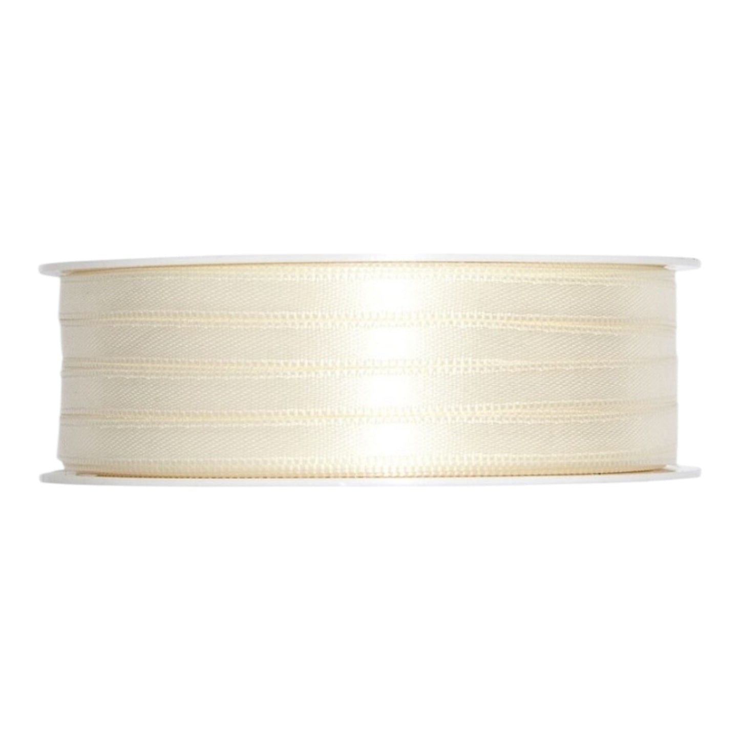 Satinband doppelseitig 3 mm x 50 m , Beige