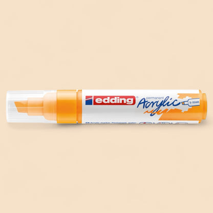 Edding 5000 Acrylmarker   sonnengelb 906 , Keilspitze 5-10 mm