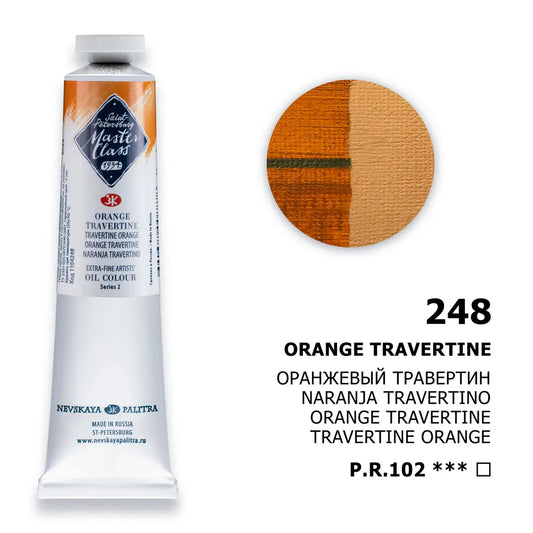 Nevskaya Palitra Master Class Ölfarbe Travertine Orange 248 (46ml)