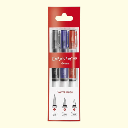 Caran d’Ache Waterbrush – Wasserpinsel Set 3 Stück