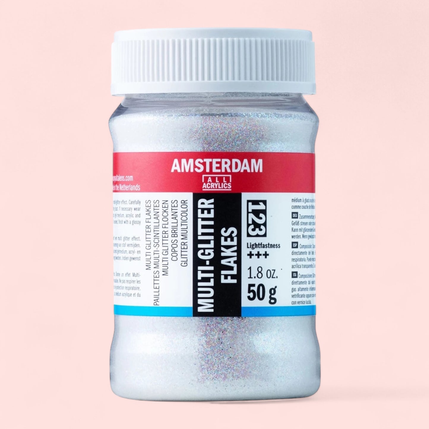 Amsterdam Glitzerflocken Mehrfarbig 123