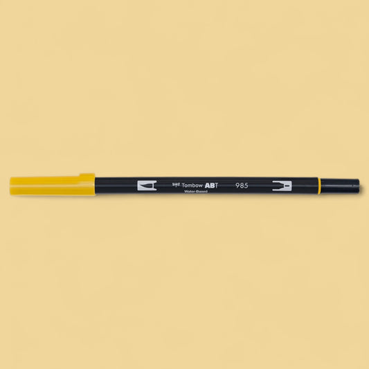 Tombow ABT Dual Brush Pen 985 chrome yellow