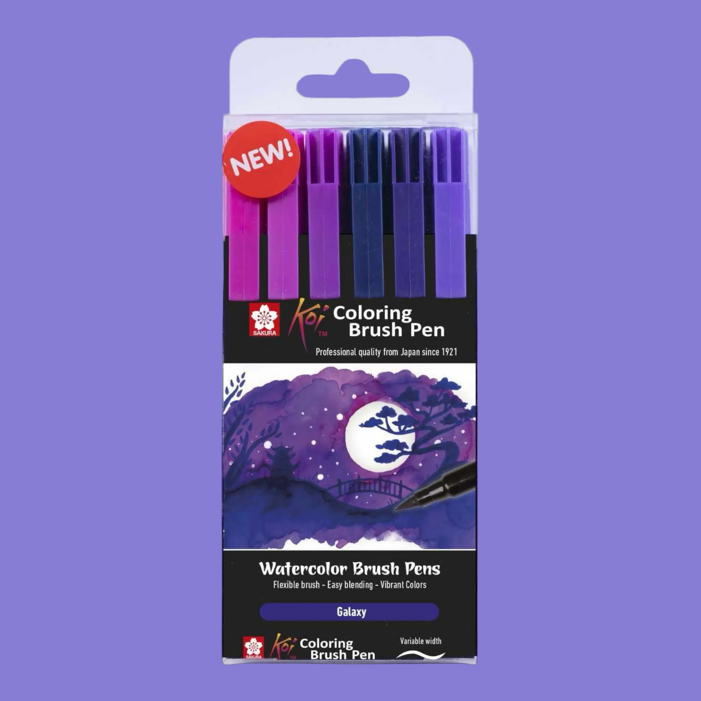 Sakura Koi Watercolor Brush Pen Set „Galaxy“