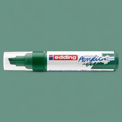 Edding 5000 acrylic marker moss green 904, wedge tip 5-10 mm