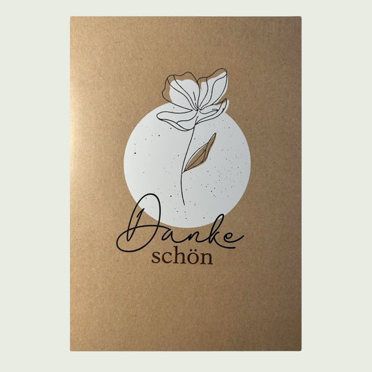 Postkarte   „Dankeschön“