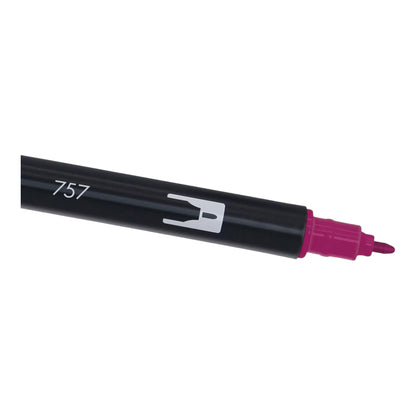 Tombow ABT Dual Brush Pen 757 port red