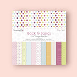 Designer Paper Back to Basics  Scrapbooking-Papier 15.2x15.2cm