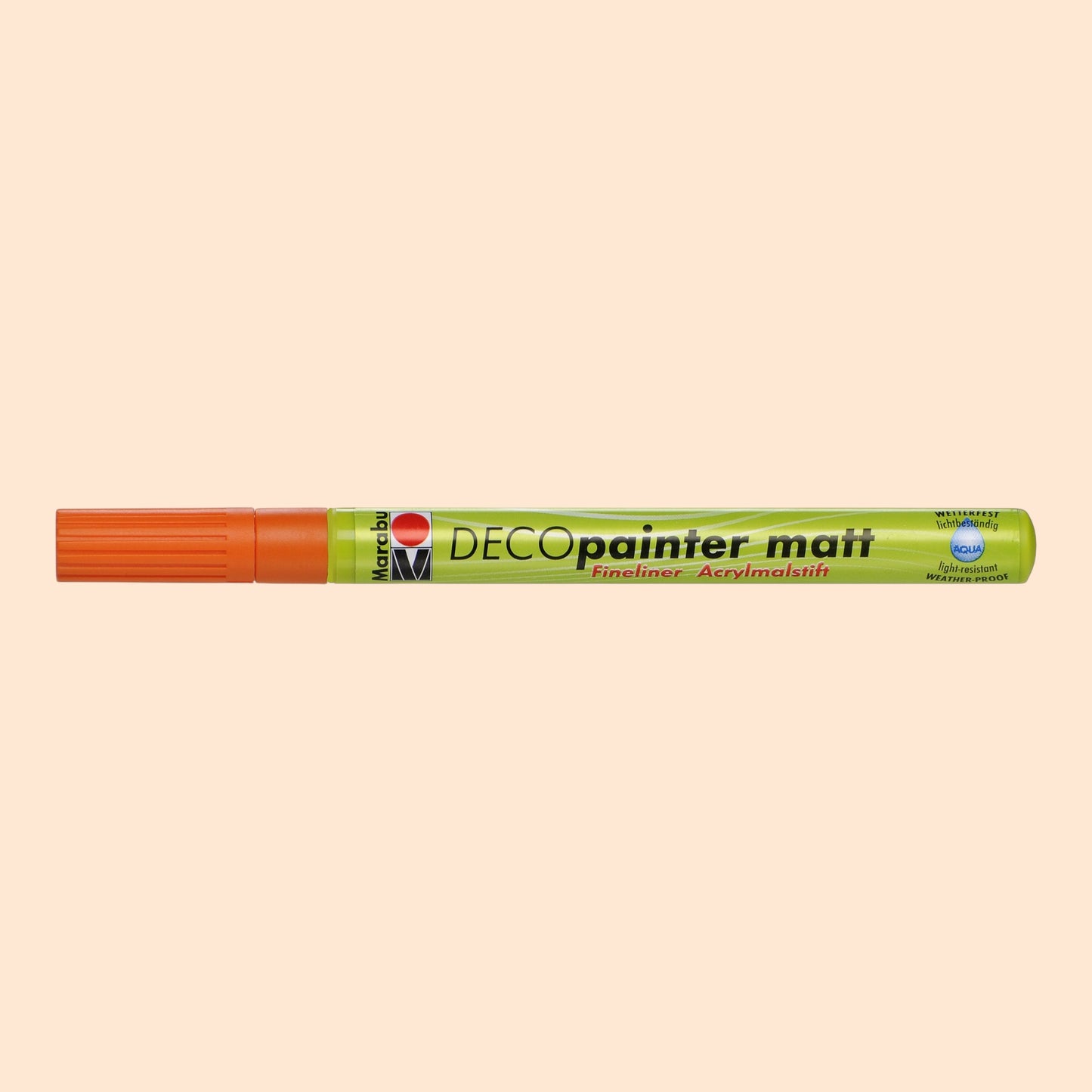 Marabu Deco Painter acrylic marker tangerine 1-2 mm matt