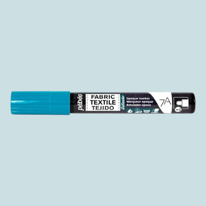 Pébéo Textil 7A Marker Opak – 4 mm Rundspitze , Smaragdgrün