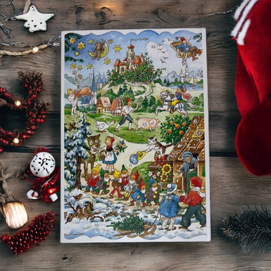 Postkarte Adventskalender