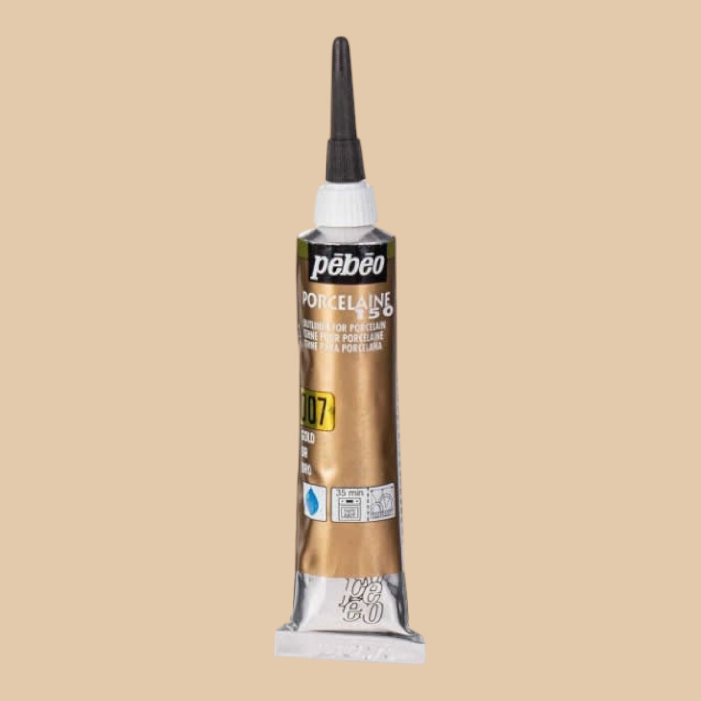 Pébéo Porcelaine 150 outliner Gold 007