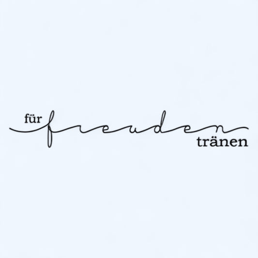 Rayher Holzstempel „Freudentränen“ – 10 × 2 cm