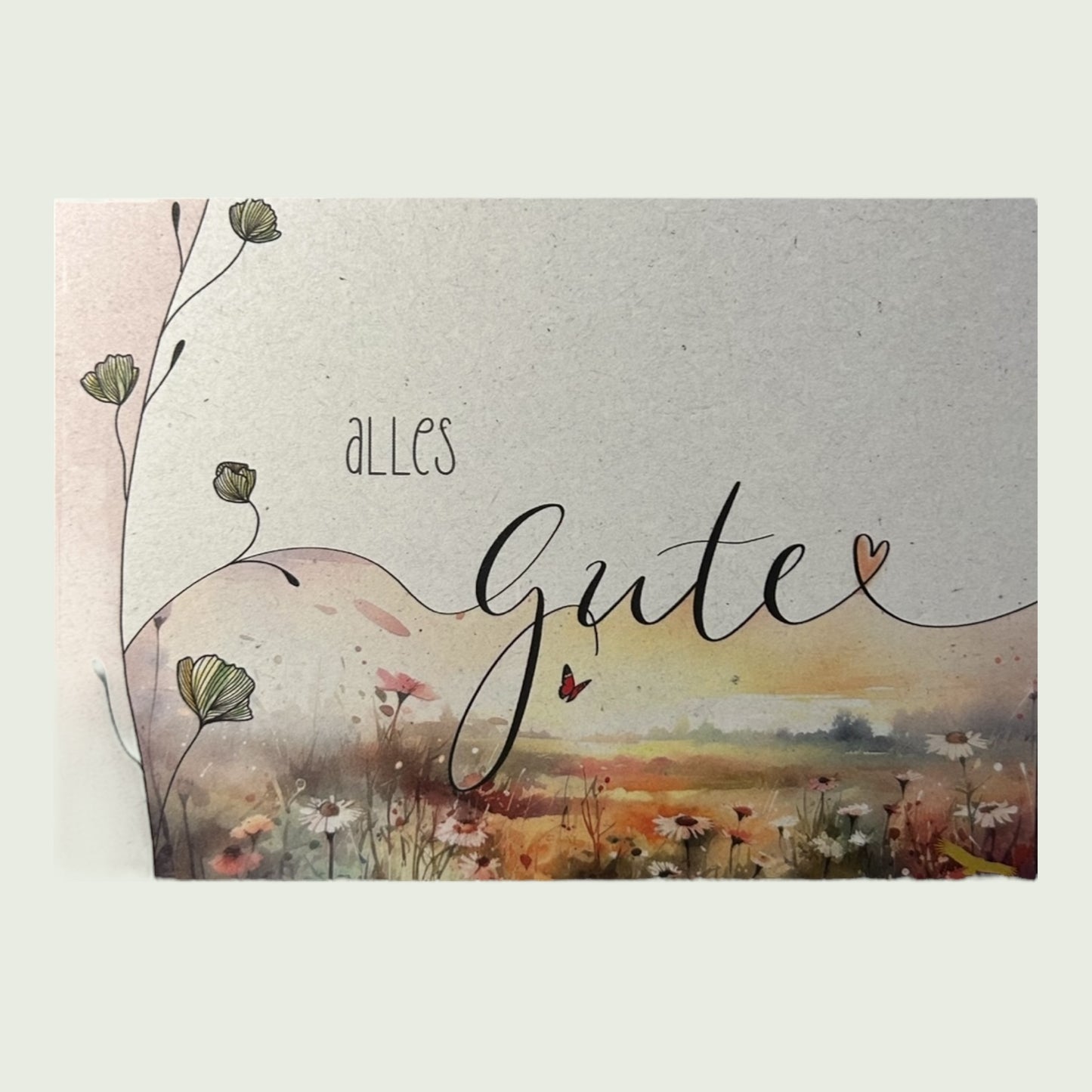 Postkarte „Alles Gute“
