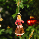 Weihnachtspuppe Frau im Tracht