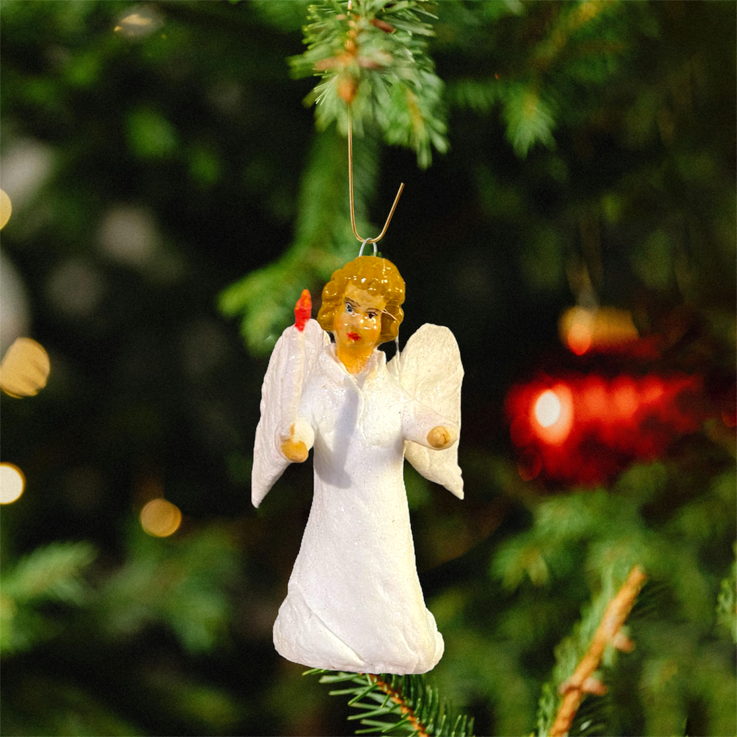 Weihnachtspuppe Engel mit Kerze