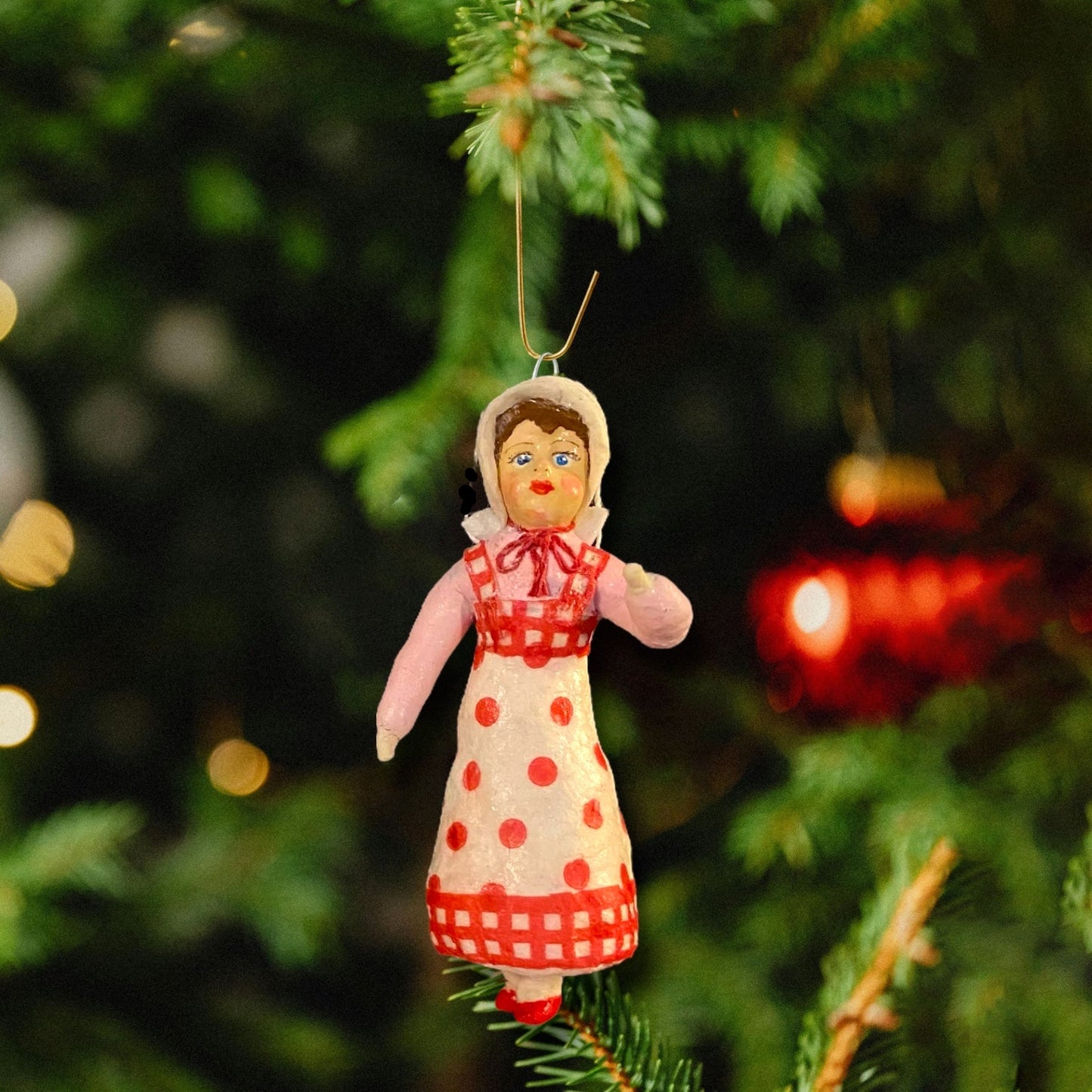 Weihnachtspuppe Dame im Trachtenkleid